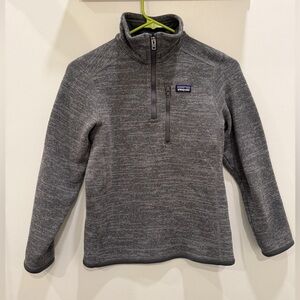 Kids' Patagonia Better Sweater 1/4 Zip Fleece Pullover Size Medium (10)